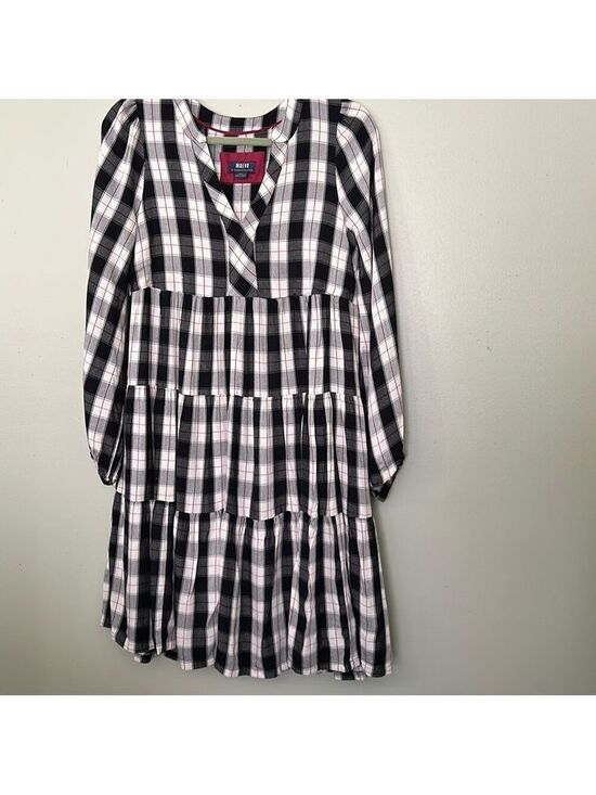Anthropologie Dresses & Skirts - Anthropologie Maeve Amber Plaid Tiered Dress